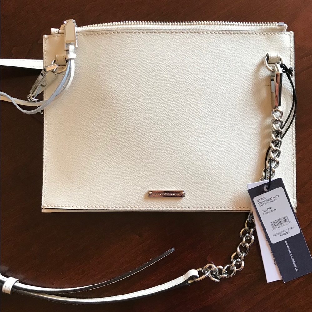 REBECCA MINKOFF LEO FLAT CROSSBODY. NWT
